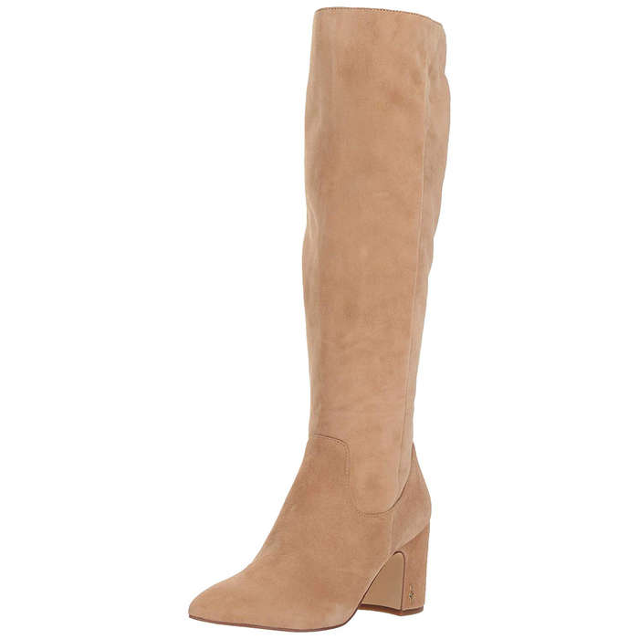 tall slouch suede boots