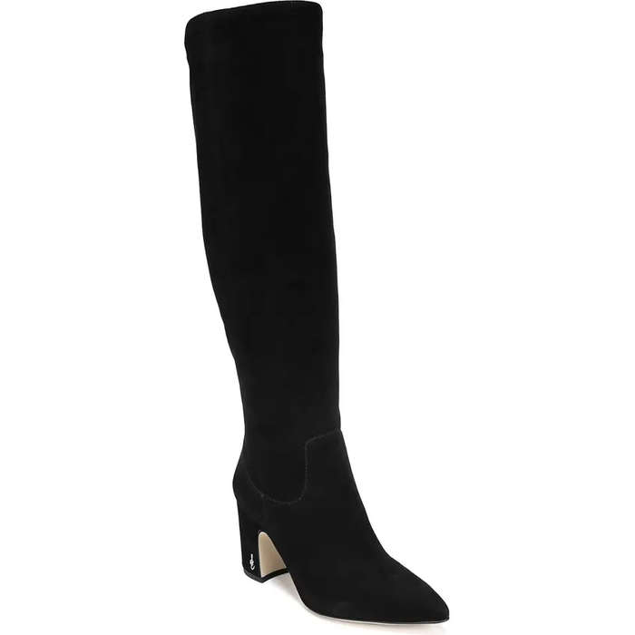 dressy tall black boots