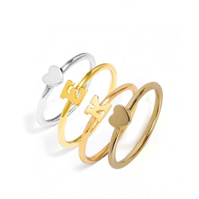 personalized jewelry gifts a thoughtful approach to last minute stackable letter rings