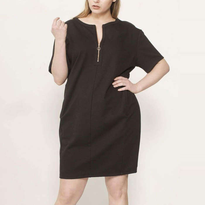 jersey dress 90s plus size