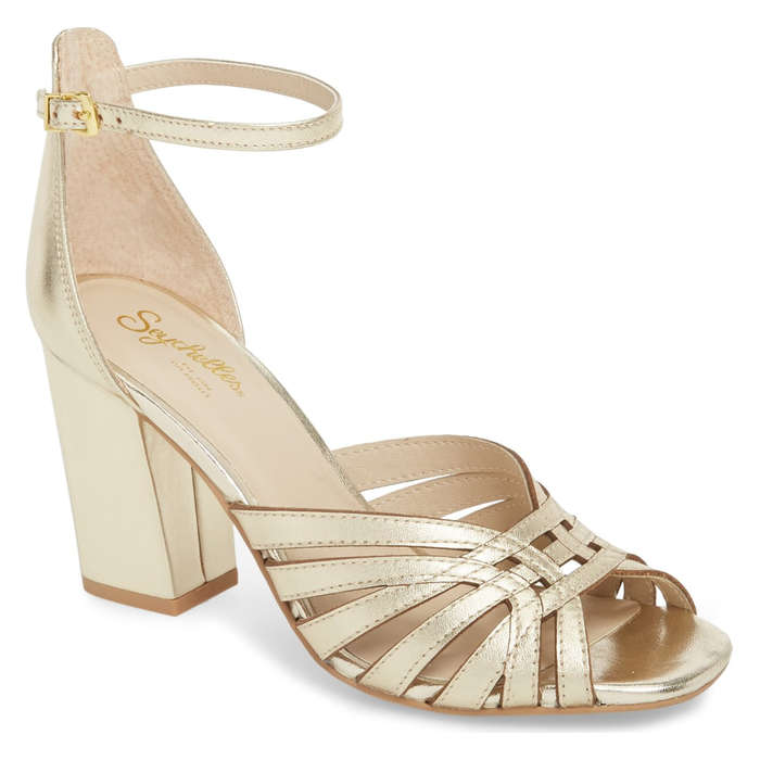 seychelles gold sandals