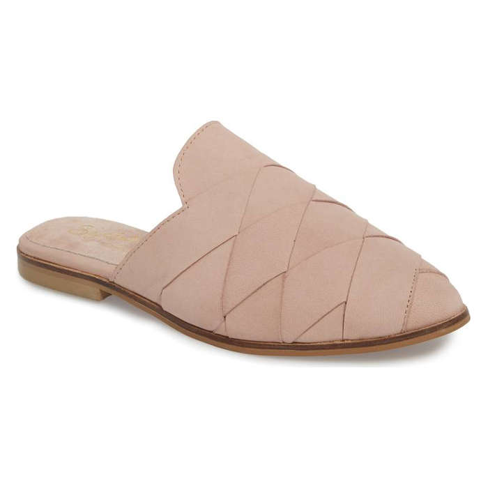woven mules shoes