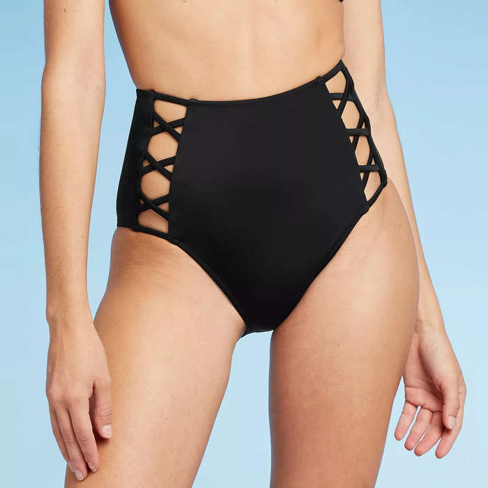 high waisted bikini revolve