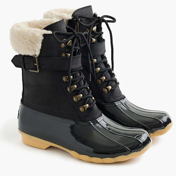 sperry shearling boots