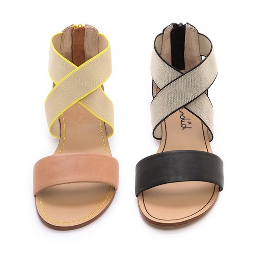 strappy sandals flat