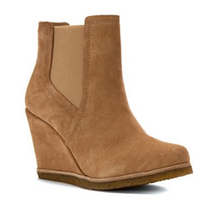 ankle booties wedge heel