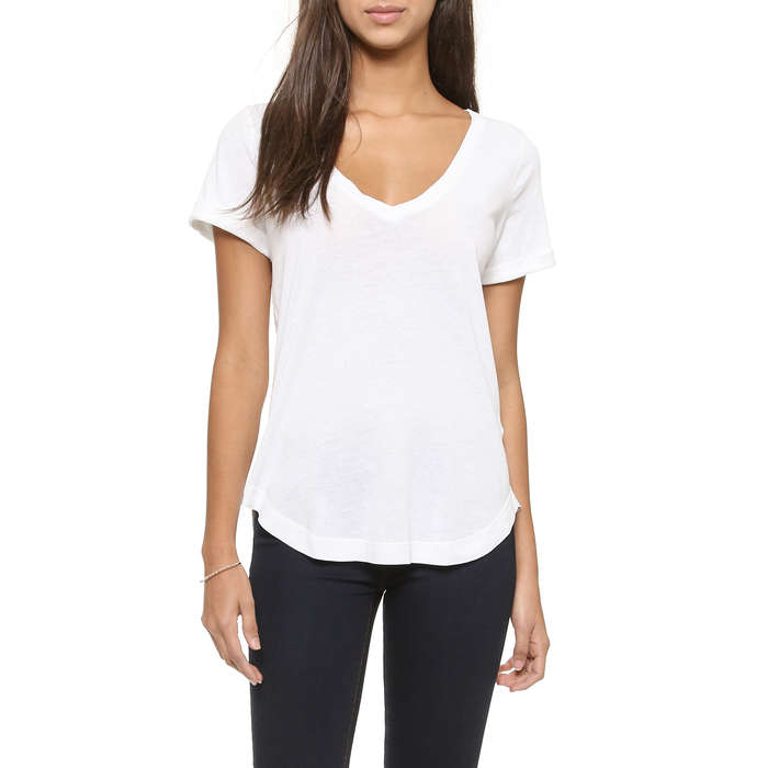 10 Best V-Neck White Tees | Rank & Style