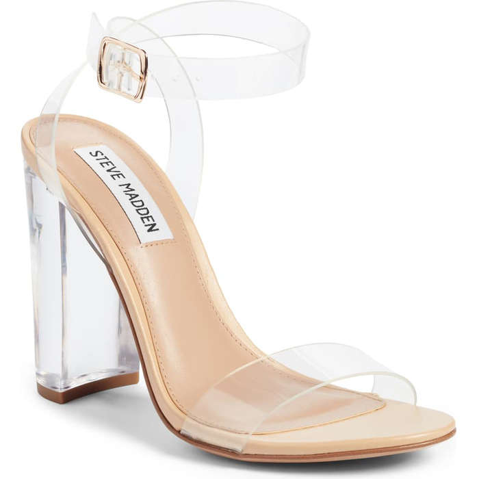 most comfortable clear heels