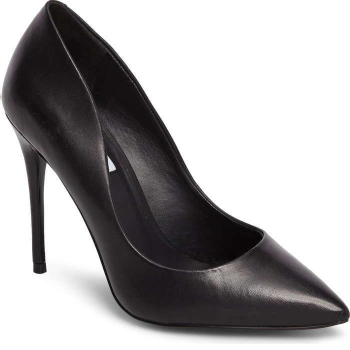 cheap black pump heels