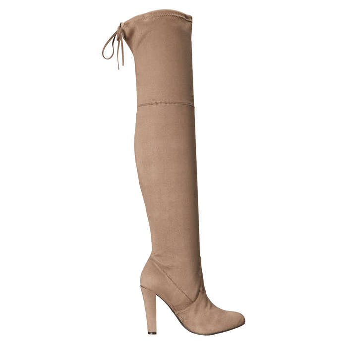 10 Best Over The Knee Boots under $250 | Rank & Style Beige VOKEA High Heel Leather Knee High Boots | JessicaBuurman