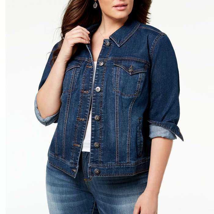 best jean jacket for plus size