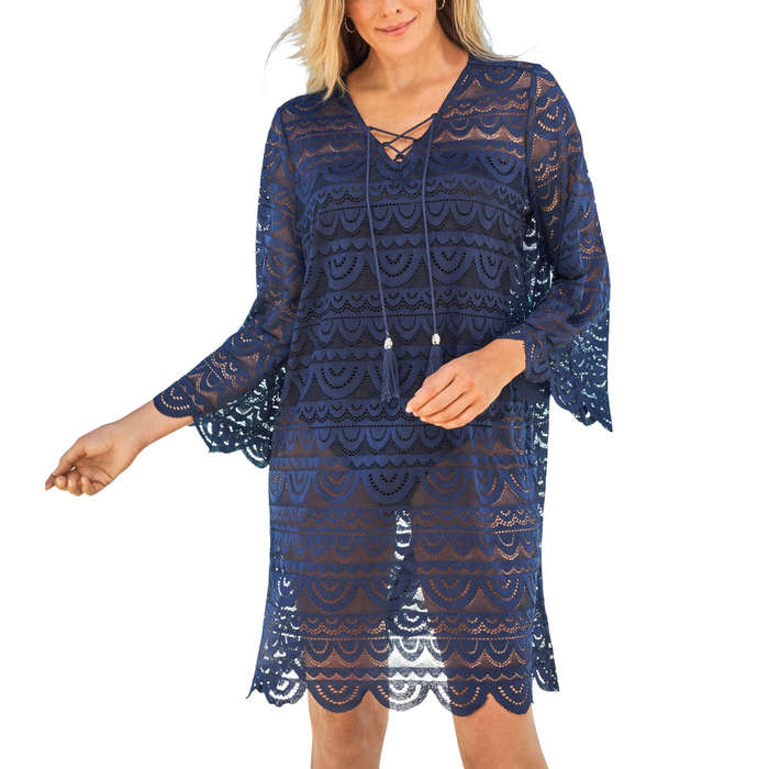 plus size tube dress cover up