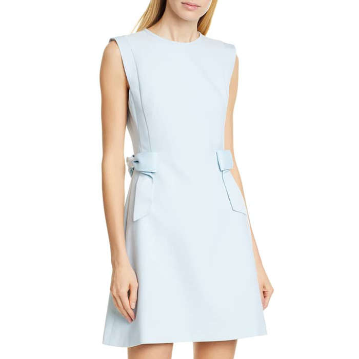 meline side bow detail dress