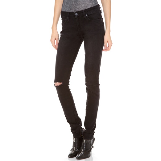 FRAME Denim Le Color Rip Skinny Jeans | Rank & Style