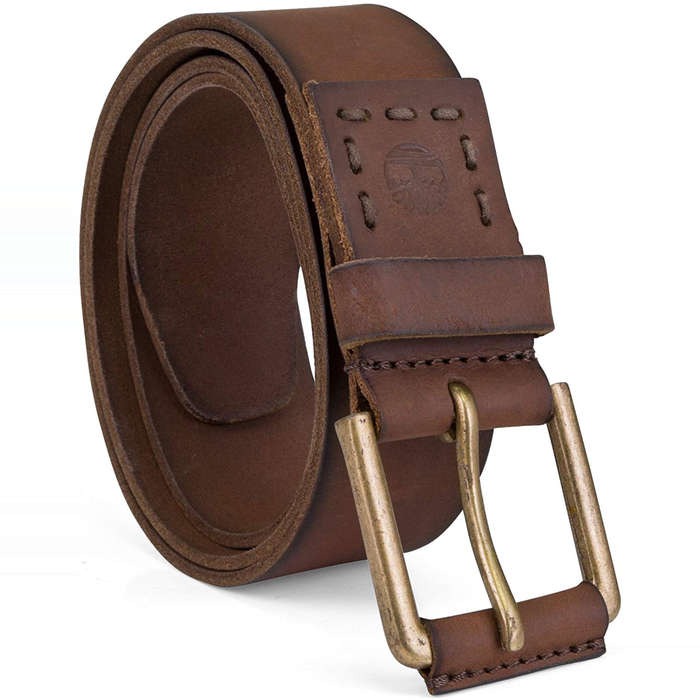 columbia men's casual leather belt