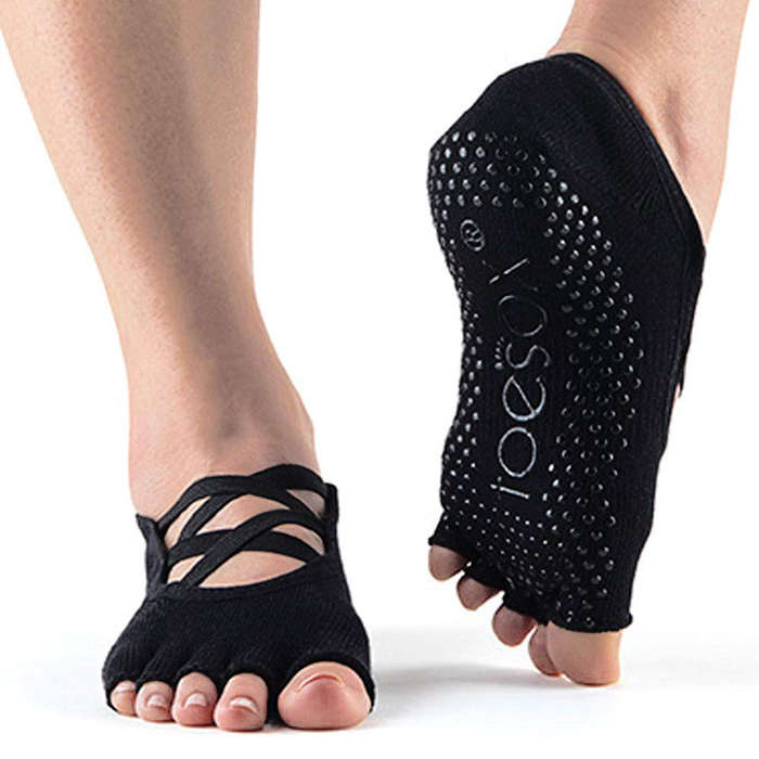 Toe Sox Damen Toesox Grip Pilates Barre Socks Non Slip Elle Full Toe For Yoga & Ballet Socken 