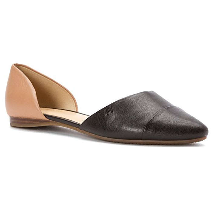 pointed toe flats no back