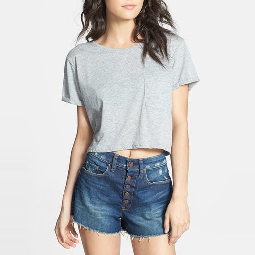 boxy cropped tee