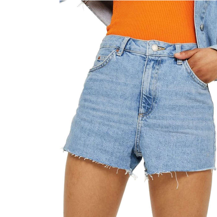 Resultado de imagen para high waisted denim shorts
