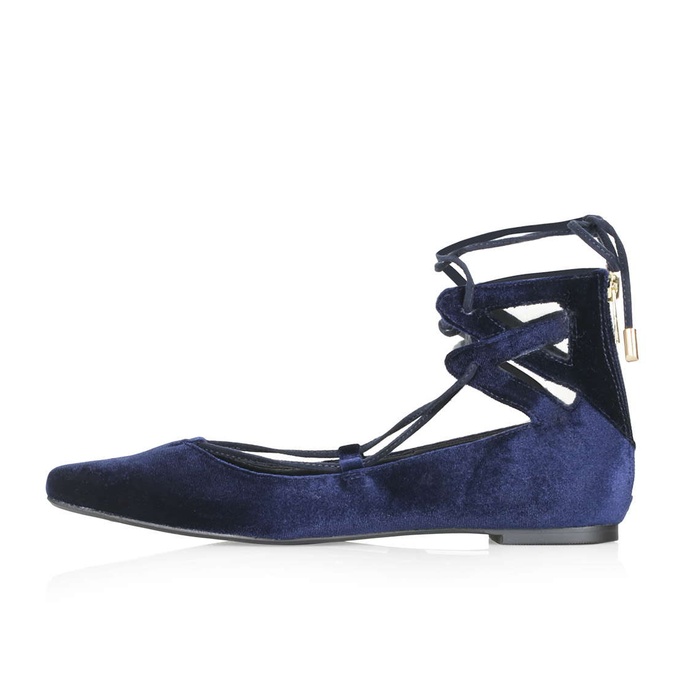 navy lace flats