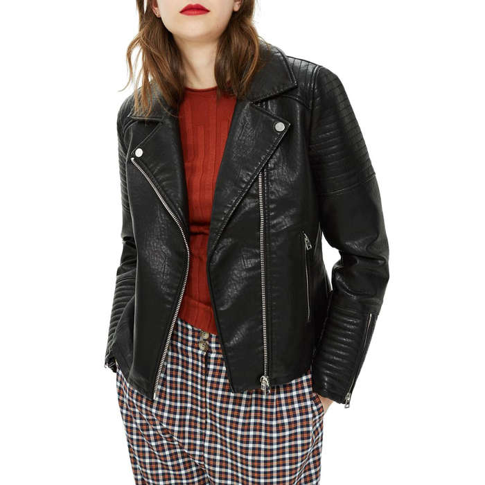 Top Rosa Biker Jacket