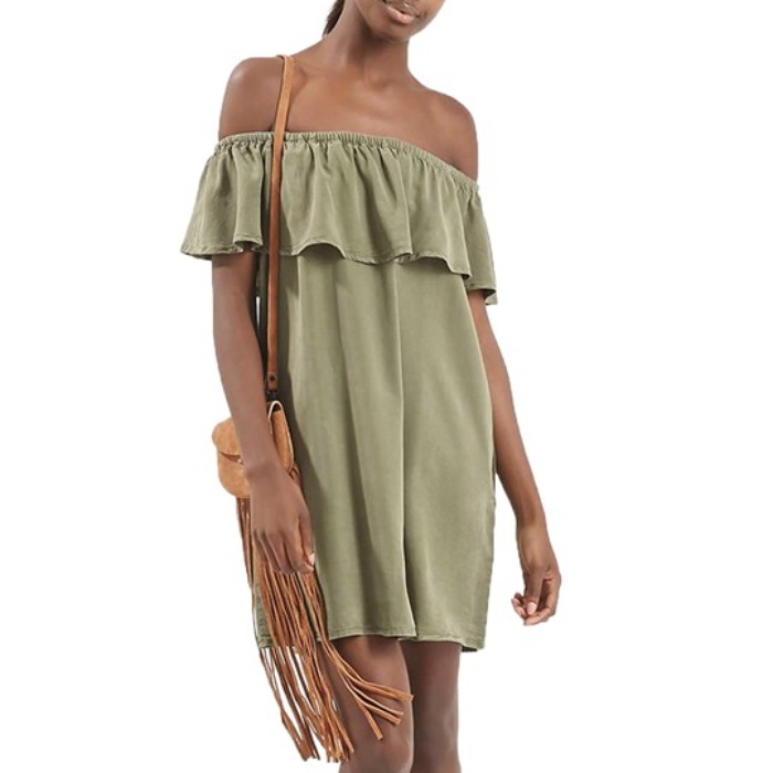 Top Ruffled Off The Shoulder Dress Rank Style Best The Off Shoulder Dresses Rompers Top Ruffled
