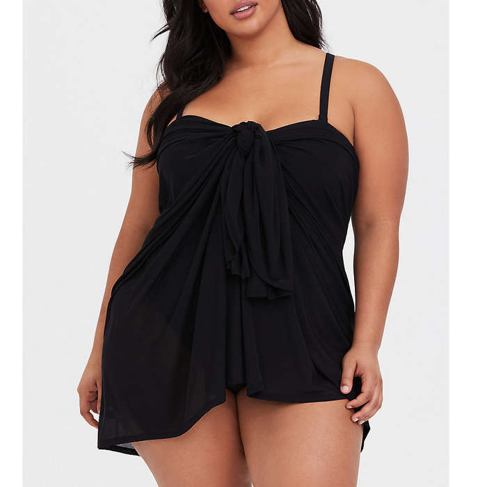 swimsuit cover up dress plus size