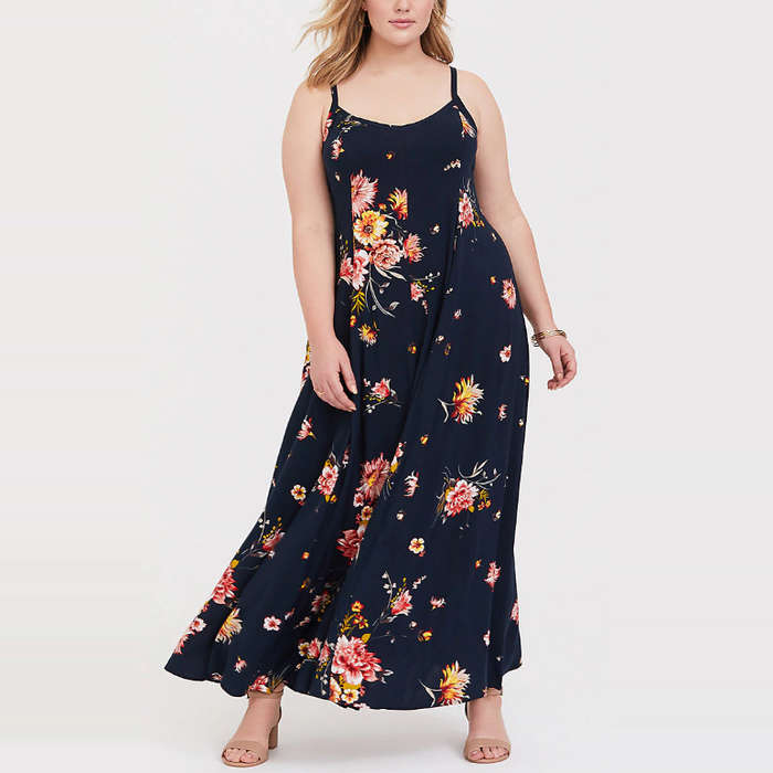 challis maxi dress