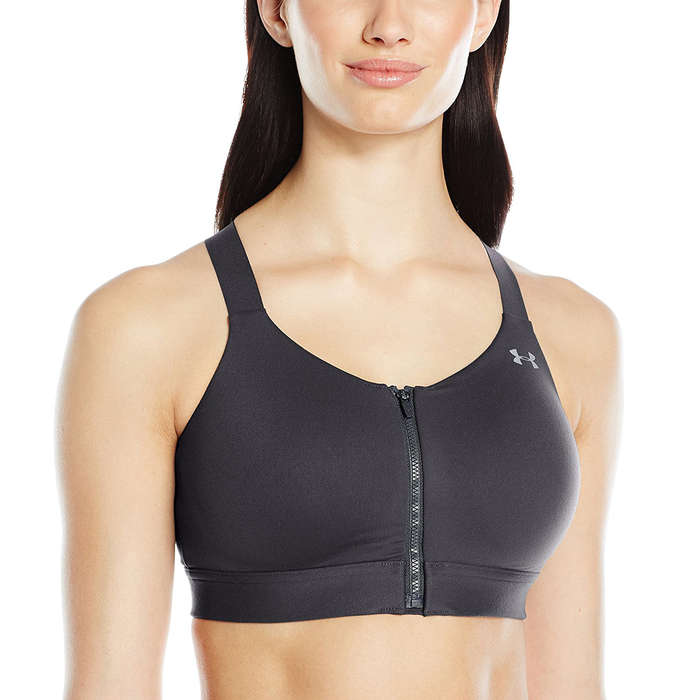 zip up front bra
