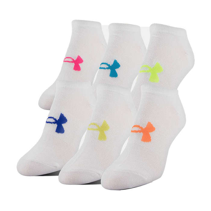 under armour white ankle socks