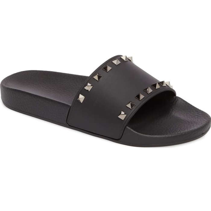 black pool slides womens