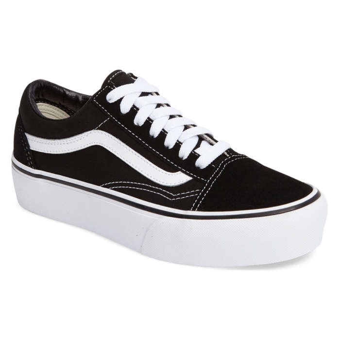 vans platform loafers