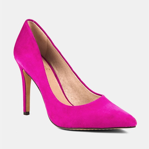 bright colored pumps