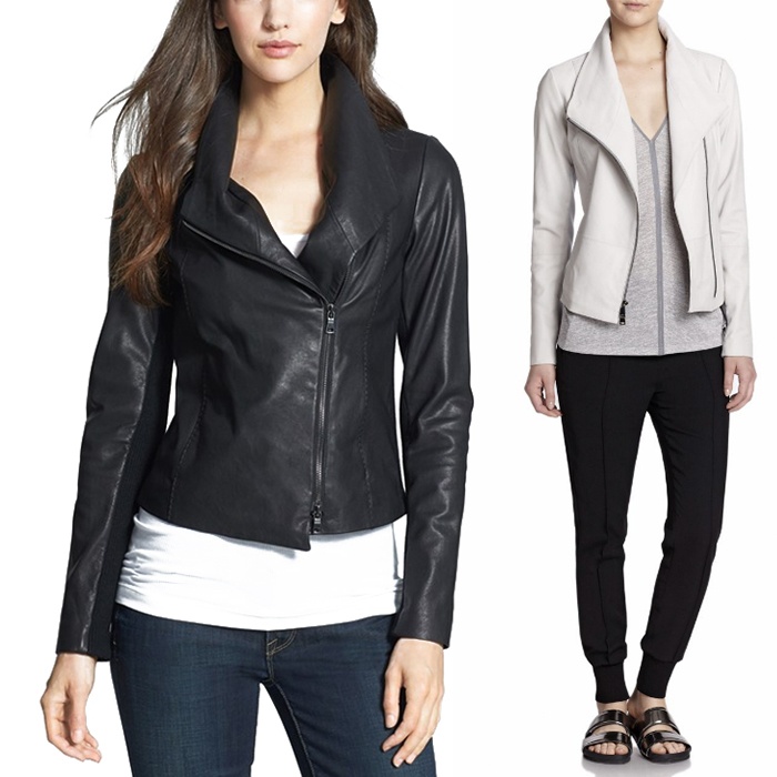 Joie Ailey Leather Jacket Rank Style