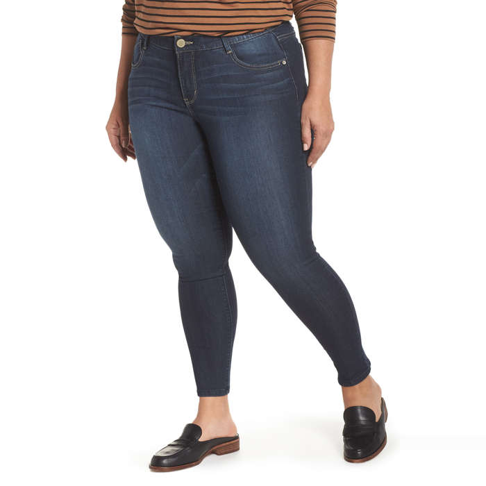 women's plus size tall skinny jeans