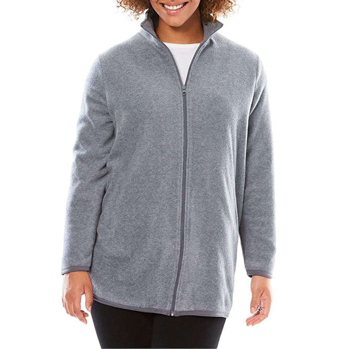 plus size microfleece jacket