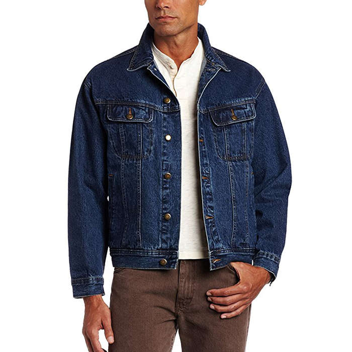 wrangler unlined denim vest