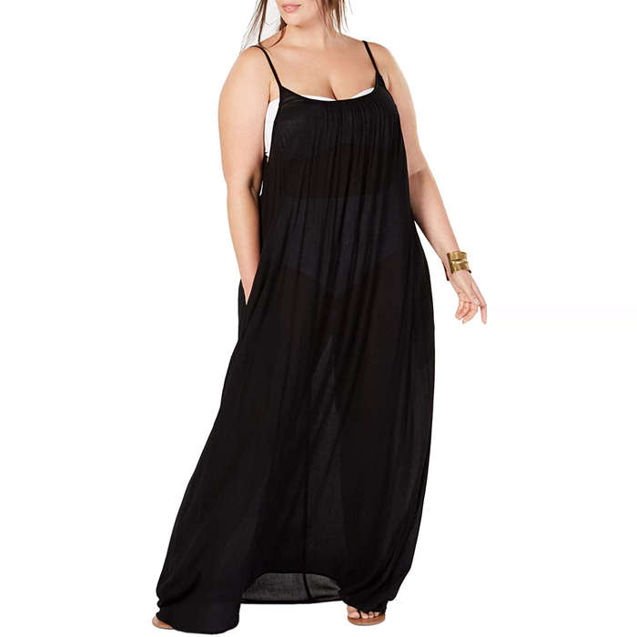 plus size tube dress cover up